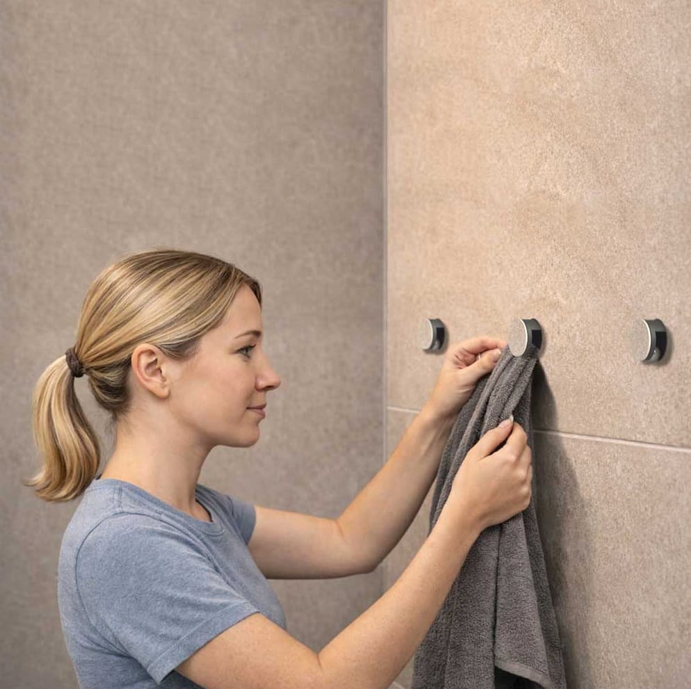 Toallero Oculto EDPLIT E60005 - fácil uso